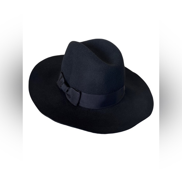 Aqua - Women's Black Wool Hat, Style 304 (One Size) - Picture 3 of 3